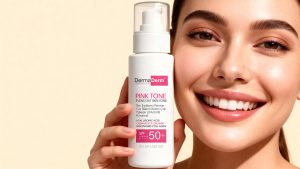 Pembe Ton Eşitleyici Güneş Kremi SPF 50+ ile Cilt Tonunu Eşitlemek Mümkün