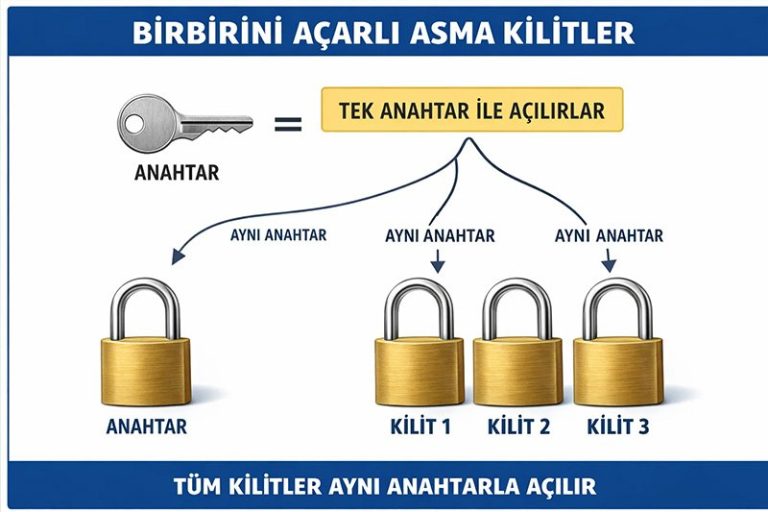 Master Anahtar Sistemleri Nedir? | Master Key Kilit Sistemleri Açıklaması